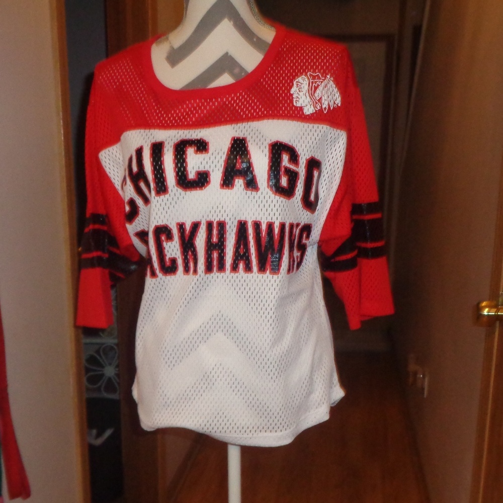 Chicago Blackhawks GIII 4Her Carl Banks Jersey XS